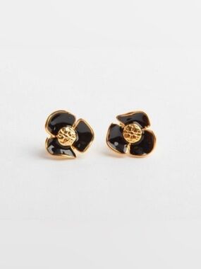 Tory Burch Fleur Flower Stud
Earrings NWOT